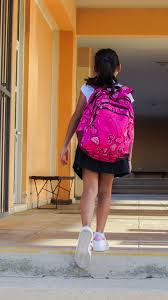 child at school